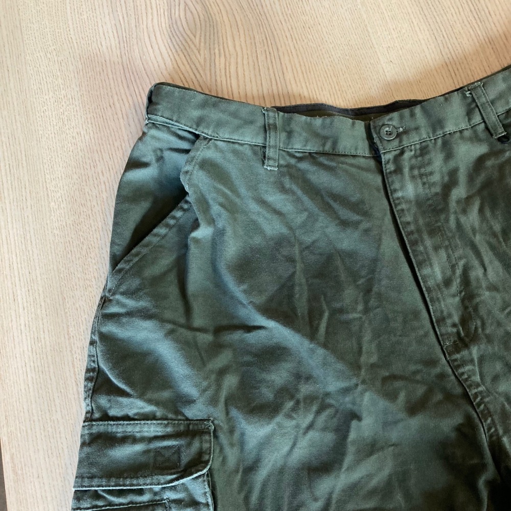 Boy Scouts of America Cargo Shorts Mens 38 Green Convertible Pants Shorts Only - Picture 12 of 15